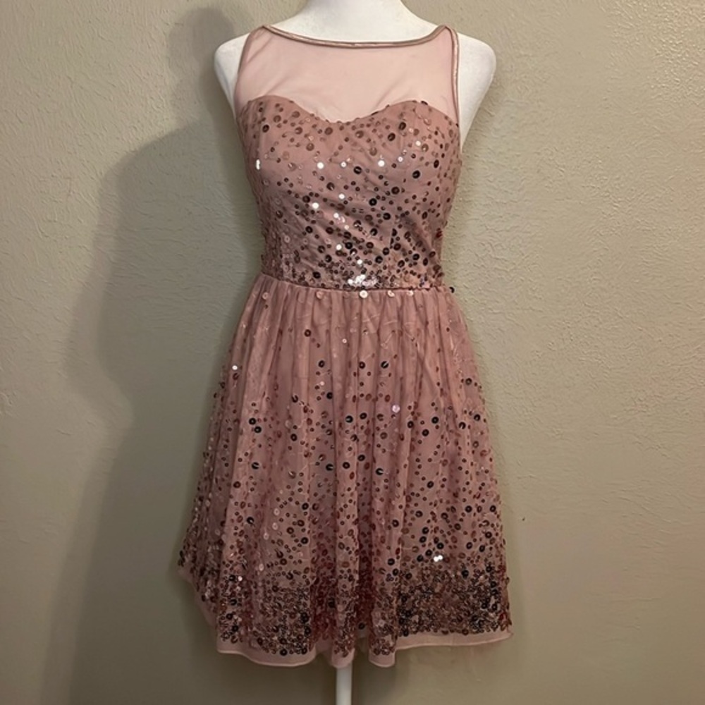 Delia’s Blush Pink Sequence Dress SZ 3/4R
